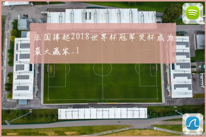 法国捧起2018世界杯冠军奖杯成为最大赢家_1